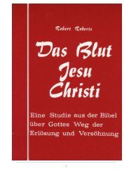 das blut jesu christi - Christadelphian-Gemeinden in Deutschland