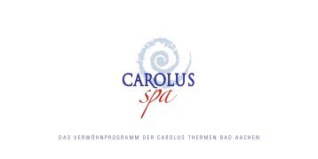 das verwöhnprogramm der carolus thermen bad aachen