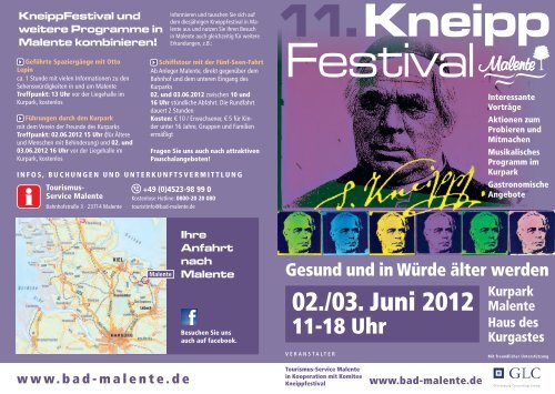 KneippFestival und weitere Programme in Malente kombinieren!