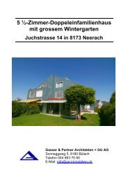 5 ½-Zimmer-Doppeleinfamilienhaus mit grossem Wintergarten