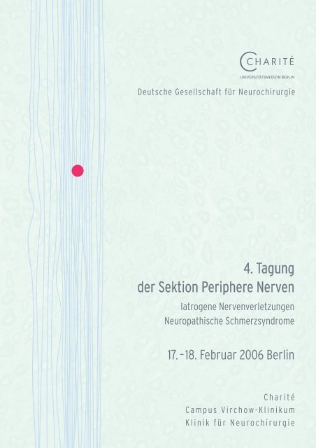 4. Tagung der Sektion Periphere Nerven - Deutsche Gesellschaft für ...