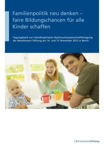 Familienpolitik neu denken - Deutsches Jugendinstitut e.V.