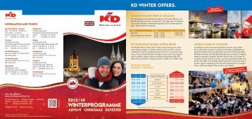 WinterPrOGrAMMe - KD Köln-Düsseldorfer