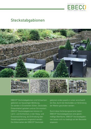 Steckstabgabionen - ebeco