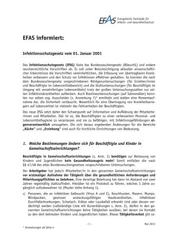 EFAS-informiert zum Infektionsschutzgesetz