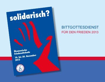 bittgottesdienst 2013.pdf - Evangelische Kirche in Deutschland