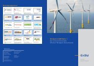 Windpark EnBW Baltic 1 Der erste kommerzielle Offshore-Windpark ...
