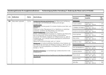 Gestaltungshinweise für Ausgleichsmaßnahmen - Flurbereinigung ...