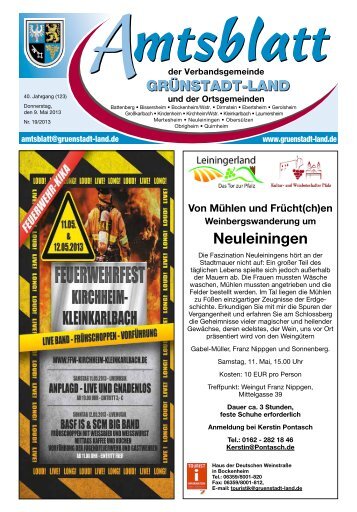KW 19 Gruenstadt.pdf - Verbandsgemeinde Grünstadt-Land