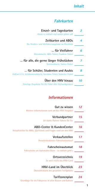 Die aktuelle Tarifbroschüre zum Download (PDF/853 KB) - HNV ...