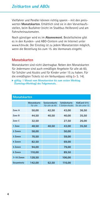 Die aktuelle Tarifbroschüre zum Download (PDF/853 KB) - HNV ...