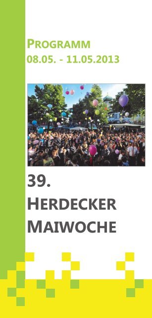 Maiwoche Programmheft 2013 - Stadt Herdecke