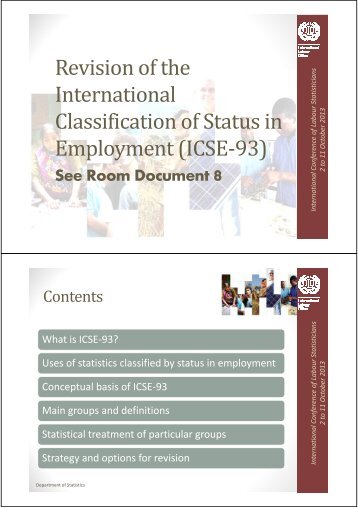 (ICSE-93), ‎pdf 0.8 MB - International Labour Organization
