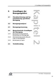 2. Grundlagen der Bewegungslehre - IST-Studieninstitut