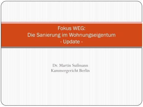 25 Abs. 2 WEG - IVD