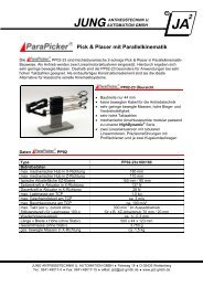 PP02 Datenblatt - JUNG ANTRIEBSTECHNIK u.