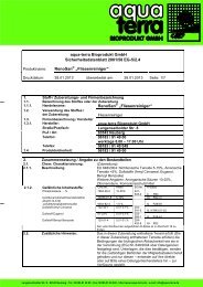 Sicherheitsdatenblatt (242KB) - aqua-terra Bioprodukt GmbH