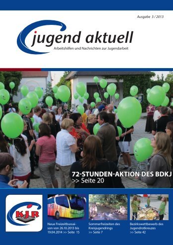 Jugend Aktuell 03/13 - Kreisjugendring Straubing-Bogen