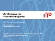 Zertifizierung - Knowledge Management Associates