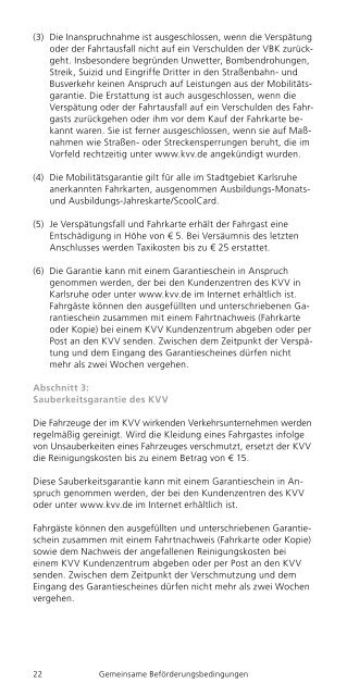 Gemeinschaftstarif - KVV - Karlsruher Verkehrsverbund