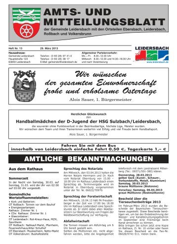 Amts- und Mitteilungsblatt 2013_03_29 - Leidersbach