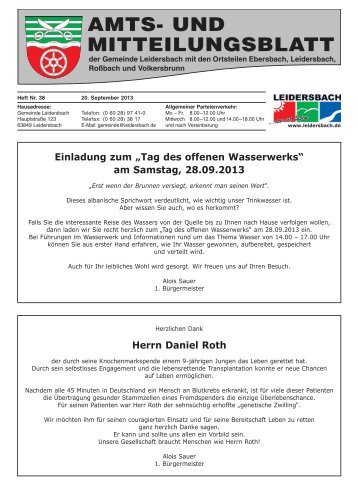 Amts- und Mitteilungsblatt 2013_09_20 - Leidersbach
