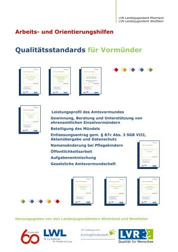 Qualitätsstandards für Vormünder - Landschaftsverband Rheinland