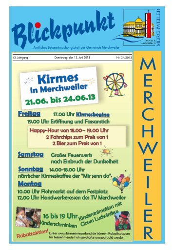 Amtliches Bekanntmachungsblatt der Gemeinde Merchweiler