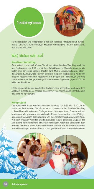 Programm Musisches Zentrum Winter 2013-2014