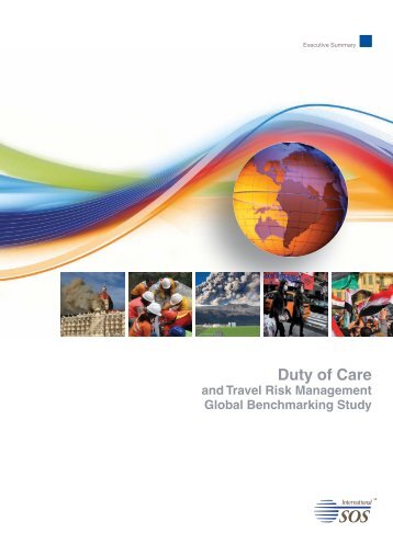 Duty of Care Global Benchmarking Study - International SOS