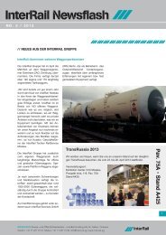 Interrail Newsflash - InterRail Holding AG