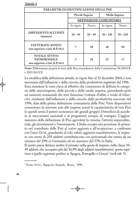 LE PMI ITALIANE: UN QUADRO INTRODUTTIVO - Intertic