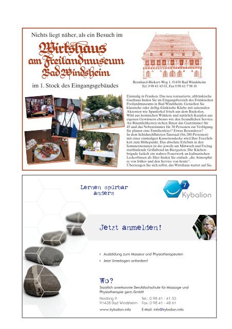 November 2010 - Magazin Inspiration - Bad Windsheim