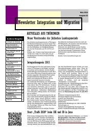 Newsletter Nr. 32 vom MÃ¤rz 2013 - Integration und Migration in ...