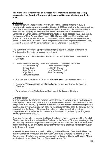 nomination letter motivation letter