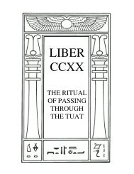 Liber CXX - Invisible House Society