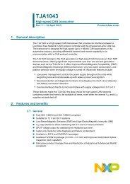 TJA1043 High-speed CAN transceiver - NXP Semiconductors