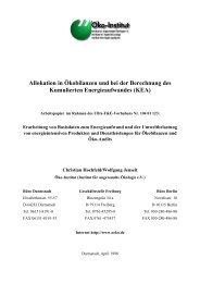 KEA-Papier Allokation - Öko-Institut eV