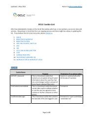 Download the OCLC Cookie List