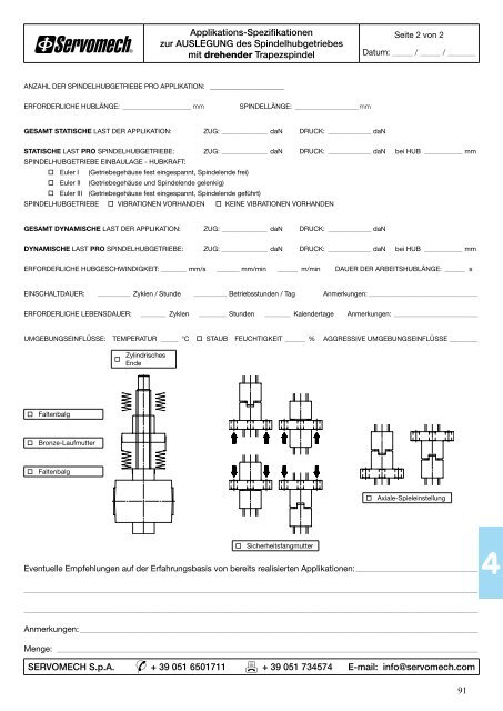 Spindelhubgetriebe