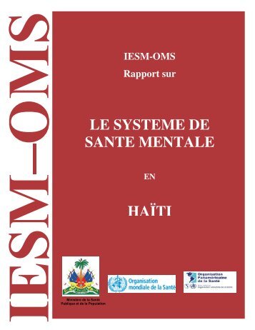 le systeme de sante mentale haïti - World Health Organization