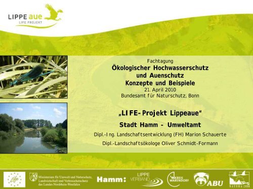 LIFE -Projekt Lippeaue - Bundesamt für Naturschutz