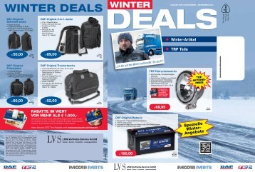 WINTER DEALS - LVS Rostock GmbH: daf-rostock.de