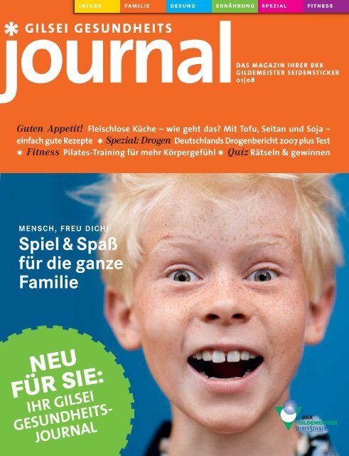 Journal Ausgabe 01/2008 (PDF 2,67 MB) - BKK Gildemeister ...