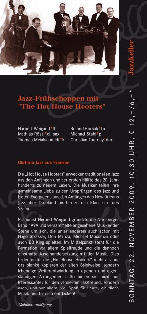 jazz im herbst i - IG-Jazz Burghausen
