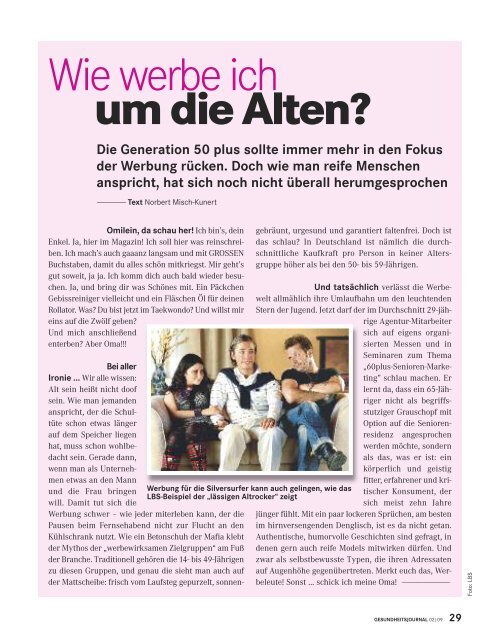 Journal Ausgabe 02/2009 (PDF 2,35 MB) - BKK Gildemeister ...