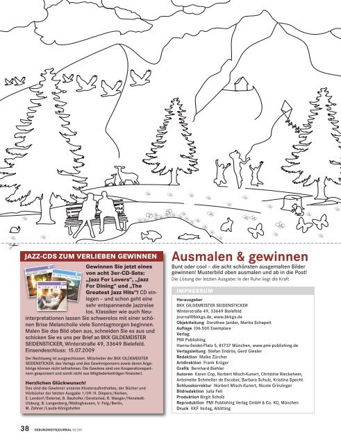 Journal Ausgabe 02/2009 (PDF 2,35 MB) - BKK Gildemeister ...