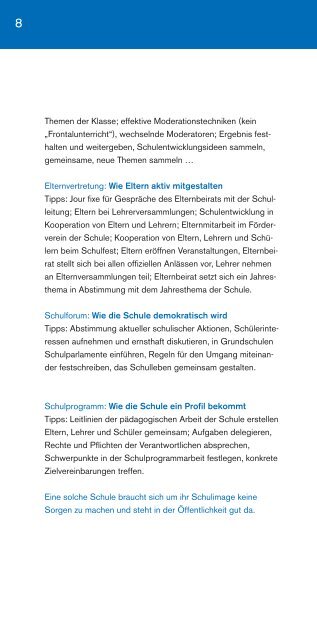 Eltern und Schule - ein starkes Team. Infobroschüre des BEV ... - BLLV