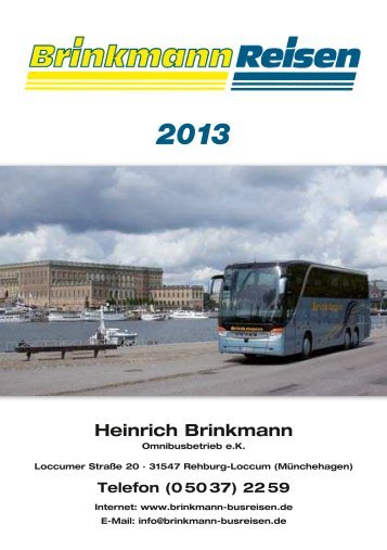 Heinrich Brinkmann - Brinkmann Busreisen