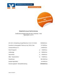 Finanzierungsbeispiel